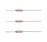 HUABAN 10 Pièces Fusible thermique de la température du métal RY157 157 ℃ 10A 250V