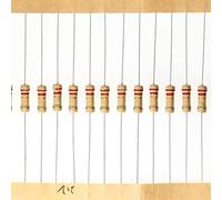 HUABAN 100 Pièces 0.5 Watts 1/2W 2R2 2.2 Ohm 5% Résistance à couche de carbone