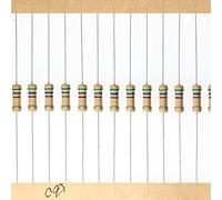 HUABAN 100 Pièces 0.5 Watts 1/2W 560R 560 Ohm 5% Résistance à couche de carbone