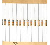 HUABAN 100 Pièces 0.5 Watts 1/2W 68K Ohm 5% Résistance à couche de carbone