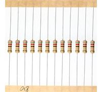 HUABAN 100 Pièces 0.5 Watts 1/2W 820R 820 Ohm 5% Résistance à couche de carbone