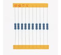 HUABAN 100 Pièces 0.5 Watts 1/2W 82K Ohm 1% Résistance à film métallique
