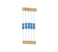 HUABAN 100 Pièces 1 Watts 1W 1R0 1.0 Ohm 1% Résistance à film métallique