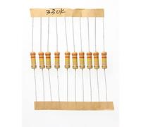 HUABAN 100 Pièces 1 Watts 1W 330K Ohm 5% Résistance à couche de carbone