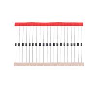 HUABAN 100 pièces 1N5818 Diodes de redressement de barrière Schottky 1A 30V DO-41 (DO-204AL) Axial 5818 1 Amp 30 Volt