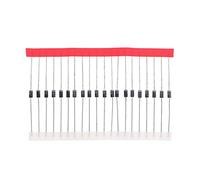 HUABAN 100 pièces 1N5819 Diodes de redressement de barrière Schottky 1A 40V DO-41 (DO-204AL) Axial 5819 1 Amp 40 Volt