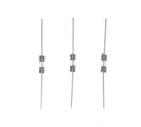HUABAN 20 Pièces 15A 15 Amp 3.6 * 10mm 250V Fusible en verre à fusion lente avec fils