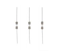 HUABAN 20 Pièces 2A 2 Amp 3.6 * 10mm 250V Fusible en verre à fusion lente avec fils