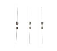 HUABAN 20 Pièces 4A 4 Amp 3.6 * 10mm 250V Fusible en verre à fusion lente avec fils