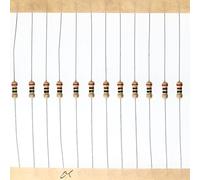 HUABAN 200 Pièces 0.25 Watts 1/4W 20R 20 Ohm 5% Résistance à couche de carbone