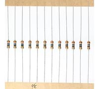 HUABAN 200 Pièces 0.25 Watts 1/4W 36R 36 Ohm 5% Résistance à couche de carbone