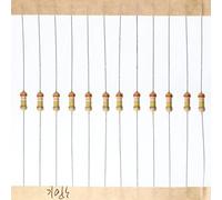 HUABAN 200 Pièces 0.25 Watts 1/4W 390K Ohm 5% Résistance à couche de carbone