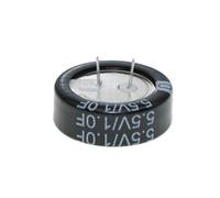 HUABAN 3 Pièces 5.5V 1.0F 20.5x12.5mm C Type Pins Button Ultracapacitor Super Capacitor 5.5 Volt 1.0 Farad