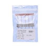 HUABAN 5 pièces 15SQ045 Diodes de blocage de dérivation de redresseur de barrière Schottky 15A 45V R-6 axiale 15 ampères 45 volts