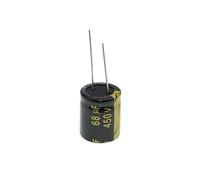 HUABAN 5 Pièces 450V 68UF 18x21mm Condensateur électrolytique à fil de plomb Haute fréquence Faible résistance série équivalente 450 Volt 68 UF