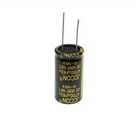 HUABAN 5 Pièces 63V 4700UF 22x40mm Condensateur électrolytique à fil de plomb Haute fréquence Faible résistance série équivalente 63 Volt 4700 UF