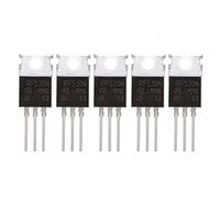 HUABAN 5 pièces IRF530NPBF IRF530N IRF530 Vdss = 100 V Rds (on) = 0,127 ohm Id = 18A TO220 Transistor MOSFET à canal N de puissance