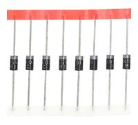 HUABAN 50 pièces 1N5401 Diode de redressement 3A 100V DO-201AD (DO-27) Axial 5401 3 Amp 100 Volt