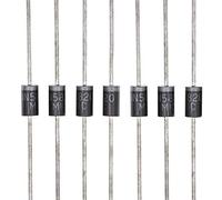HUABAN 50 pièces 1N5820 Diodes de redresseur de barrière Schottky 3A 20V DO-201AD (DO-27) Axial 5820 3 Amp 20 volts