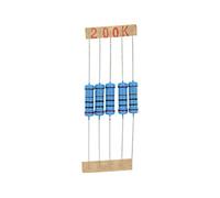 HUABAN 50 Pièces 2 Watts 2W 200K Ohm 1% Résistance à film métallique