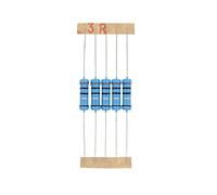 HUABAN 50 Pièces 2 Watts 2W 3R0 3 Ohm 1% Résistance à film métallique