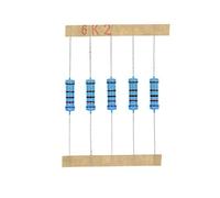 HUABAN 50 Pièces 2 Watts 2W 6K2 Ohm 1% Résistance à film métallique