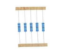 HUABAN 50 Pièces 2 Watts 2W 7K5 Ohm 1% Résistance à film métallique