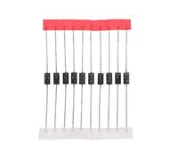 HUABAN 50 pièces FR207 Diode de redressement à récupération rapide 2A 1000V 150-500ns DO-15 (DO-204AC) axial 2 ampères 1000 volts