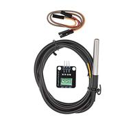 HUABAN Kit de module de capteur de température étanche 100 cm Câble de capteur numérique en acier inoxydable Adaptateur de terminal