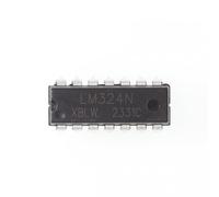 HUABAN Lot de 10 amplificateurs opérationnels LM324N LM324 DIP-14