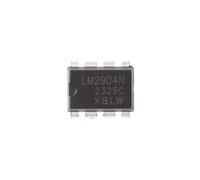 HUABAN Lot de 10 amplificateurs opératoires double fonctionnement LM2904P LM2904 DIP-8