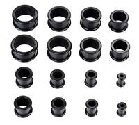 Huacan BOOM 2Pcs Ecarteur Oreille Tunnel Plug Piercing Expandeur Set Acier Inoxydable A Visser