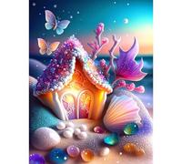 Huacan Diamond Painting pour Adultes Kits Paysage Diamant Paintings Kit AB Rond Drill Complet Diamants Peinture pour Décoration Intérieur Taille de la Toile 30x40cm