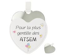 Huaceary Cadeau Atsem Maitresse D'école Fin D'année Miroir de Poche Merci Maitresse Cadeau Maternelle Merci Atsem Cadeaux Maîtresse École Aesh Idee Cadeaux Maitresses D'école Noël Saint Valentin