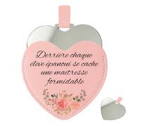 Huaceary Cadeau Maitresse D'école Fin D'année Miroir de Poche Merci Maitresse Cadeau Atsem Maternelle Merci Atsem Cadeaux Maîtresse École Aesh Idee Cadeaux Maitresses D'école Noel Saint Valentin