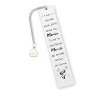 Huaceary Marque Page Cadeau Mamie Original Bonne Fete Mamie Cadeau pour Mamies St Valentin Femme Cadeaux Noel Grand Mere Marque Page Original Femme Fête des Mères Cadeaux Fete des Grand Mere