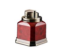 Huachaoxiang Table de Torche métallique Top Top Top Butane REFILLABLE gaz Rouge Flame Rouge CIGNIGN,Rouge