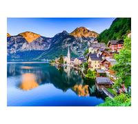 HUADADA Puzzle 1000 Pieces Adultes Puzzle Adulte 1000 Pièces Jeu D'Intelligence De l'art De La Décoration Moderne Jeu Cadeau Unique, Puzzle 1000 Pièces, Puzzle Impossible, Hallstätter See