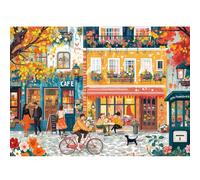 HUADADA Puzzle 1000 pièces Puzzle 1000 pièces Adultes Classique Puzzles Cadeaux Rue Romantique
