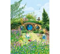 HUADADA Puzzle 500 Pièces - Jardin Hobbit Maison (Sans Fond)