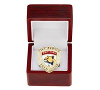 Huadafun Coffret Souvenir Puck Stanley Cup 2024 - Bague de Championnat NHL avec Mini Trophée - Cadeau Souvenir Hockey à Collectionner pour Hommes, Papa & Fans,13#