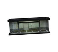 HuadaXtai 1:64 Scène Diorama Parking Lot, Objets de collection avec lumières LED, Vitrine d'exposition de modèles de véhicules pour collectionneurs, Style D
