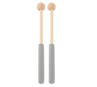 HuadaXtai 2 Maillets de Tambour, Maillets de Marimba, Maillets de Xylophone, Percussions En Bois, Tête Double Face, Idéal pour L'éducation Musicale, La Médi
