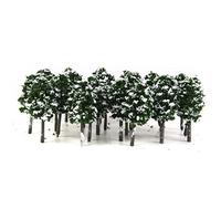 HuadaXtai 20x d'hiver Enneigé, Arbres, Jeu de Guerre pour Parc Ferroviaire Miniature