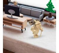 HuadaXtai 2x Figurine de Bûcheron Miniature à L'échelle 1/12, Transportant Du, Figurine de Petites Personnes, Modèle Diorama pour Scènes Miniatur