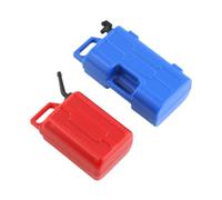 HuadaXtai 2x RC Car Simulat Tank et peut définir la décoration simulée du carburant miniature réaliste décoratif peut régler pour TRX4, Bleu et Rouge