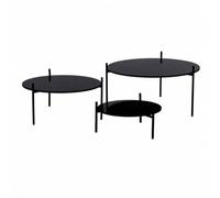 HuadaXtai 3 Pièces Présentoir Présentoir à Gâteaux Stable Support Présentation Plateforme en Acrylique Épuré à Pâtisseries sur Pied pr s, Trépied 3 Pièces Set