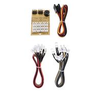 HuadaXtai 3 Pièces RC Car LED Système Groupe Lampes Simulation Installation Rapide Éclairage Réaliste Convient pour Modèles Voiture MN86K MN86KS