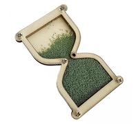 HuadaXtai 3x Jouet Sablier En Bois pour Tout-petits, éducation de La Petite Enfance, Cadeaux D'anniversaire, Vert