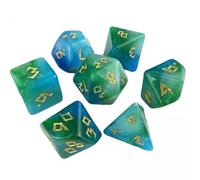 HuadaXtai 4x 7 Pièces Jeu de Dés, Jeu de Dés, Jouets de Divertissement Aides Pédagogiques de Comptage de Mathématiques Jouets D'Enseignement de Mathématiques Dé